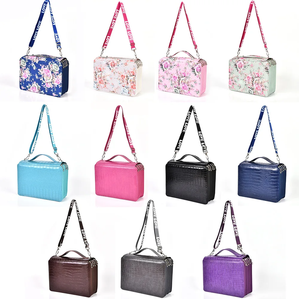 

150/200/252 hole super large capacity pencil pencil case 2021 creative seismic pencil case student art stationery storage bag