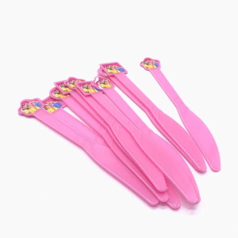 Белоснежная принцесса одноразовые вилки товары для дня рождения украшение