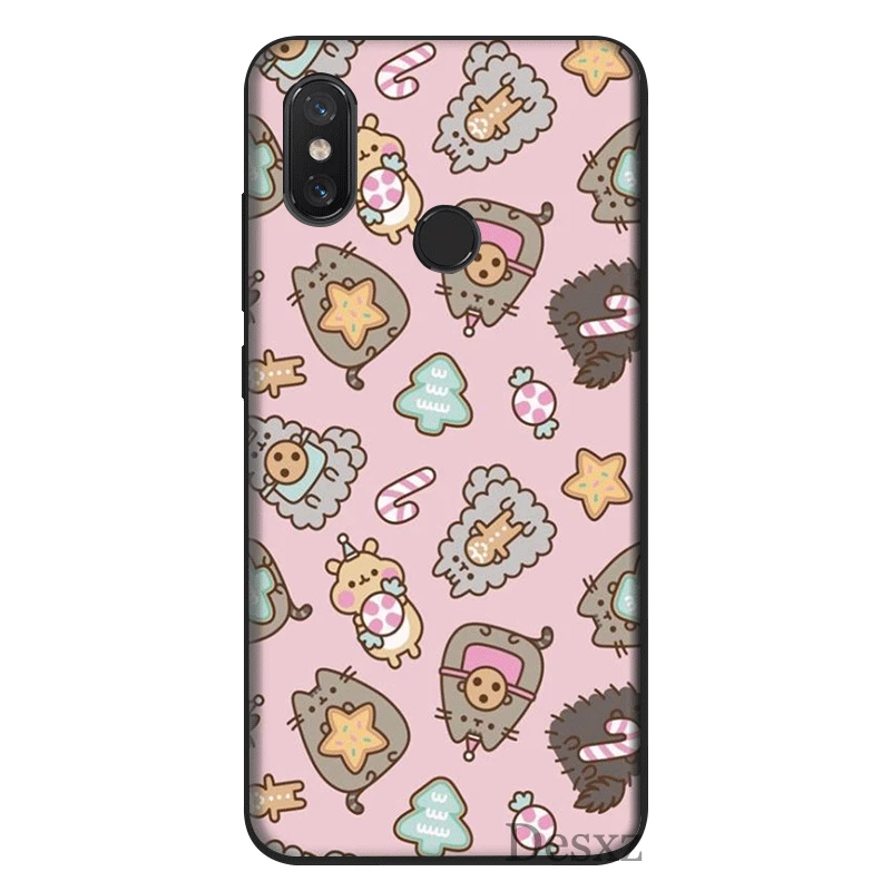 Desxz Pusheen Cat cool Mobile Phone Case Silicone For Redmi Note 4 4X 5 6 7 8 Pro 5A Prime k20 pro Cover |