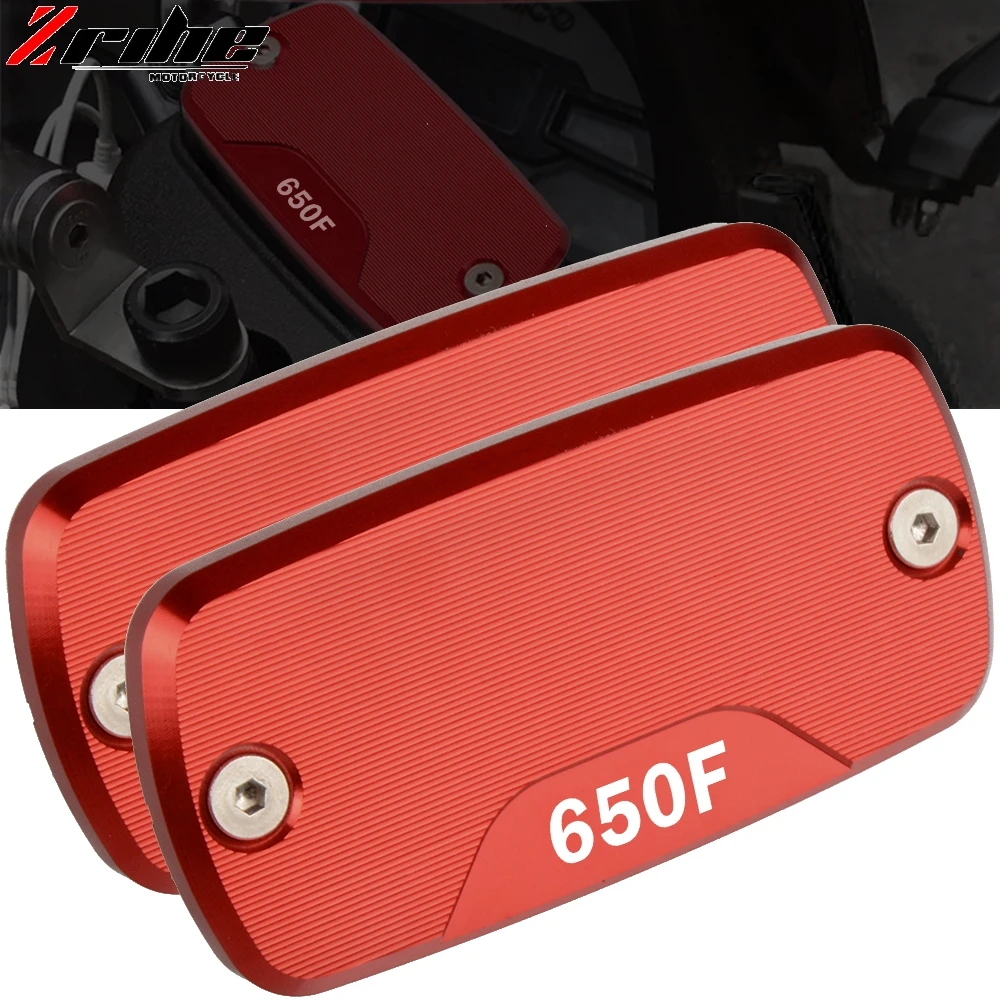 

For HONDA Motorcycle CNC Aluminum Front Brake Master Cylinder Fluid Reservoir Cover Oil Cap For HONDA 650F 650 F 2016 2017 2018