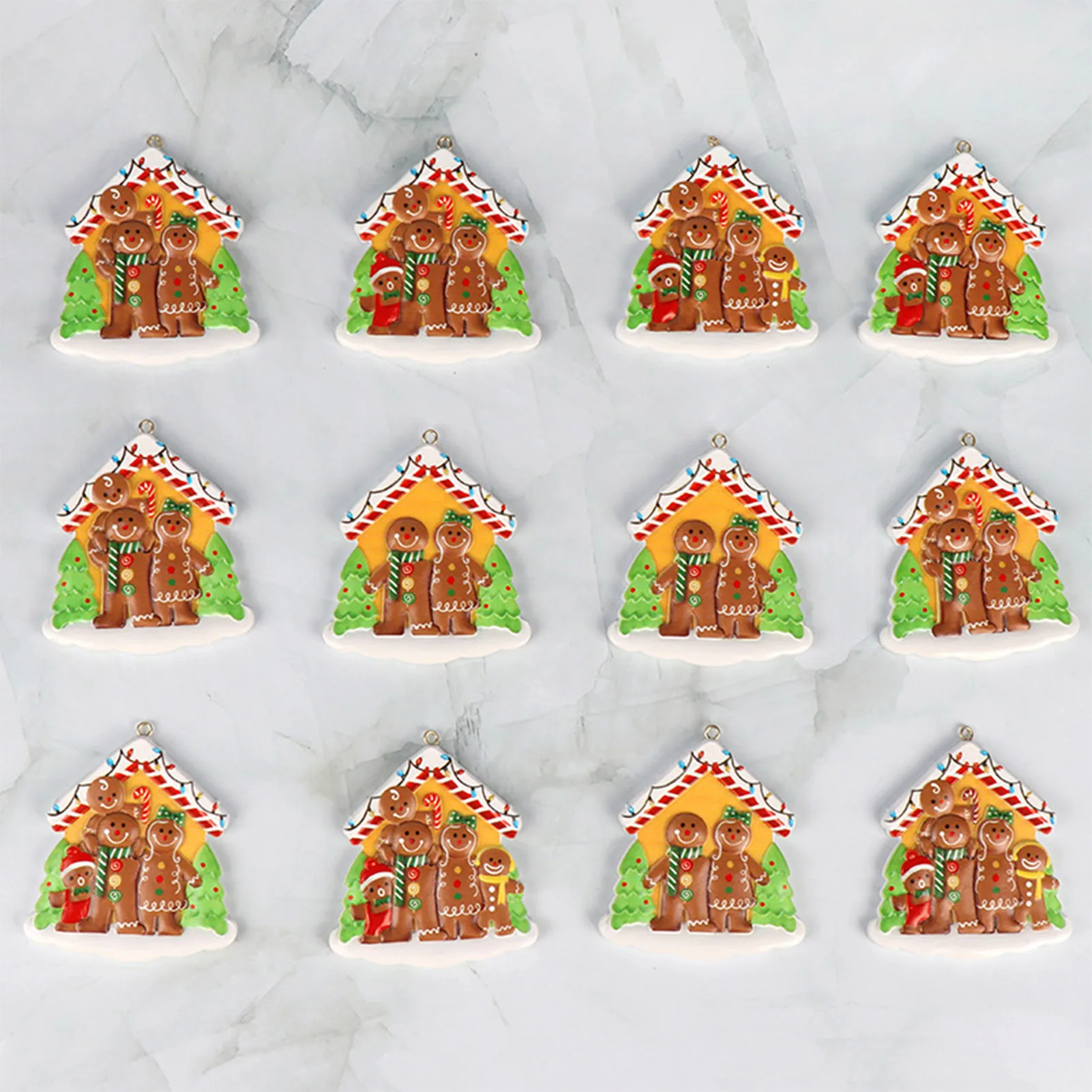 

Gingerbread Man Christmas Ornaments Christmas Tree Gingerbread Man Decoration Christmas Resin Pendant Personalized Gingerbread M