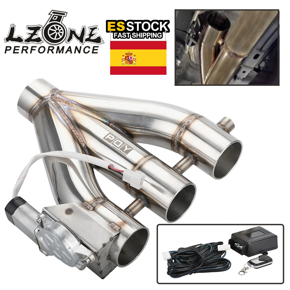 Совершенно новый Электрический Выпускной 3 в 1 2 5 дюйма 63 мм/3 0 76 мм выпускных трубы