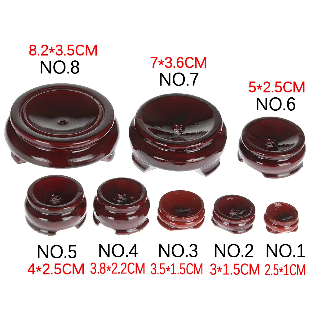 1 шт. Ретро хрустальный шар база Миниатюрный дисплей Стенд статуя пьедестал