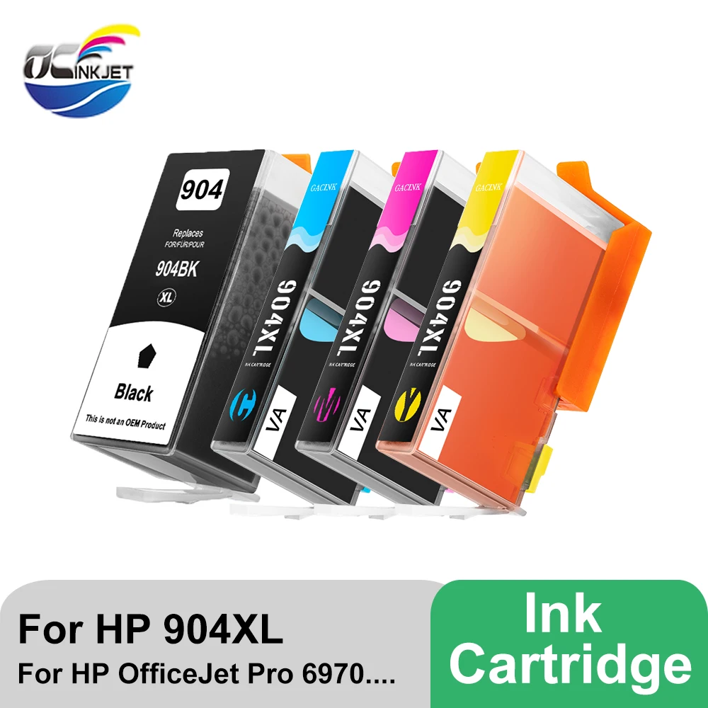 

Картридж для принтера HP 904XL, совместимый с HP OfficeJet Pro 6970, 4 шт.