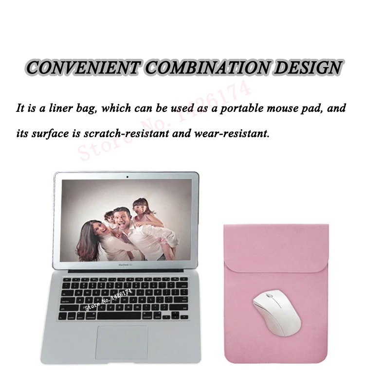 pu laptop sleeve bag case for macbook air pro 11 12 13 14 15 inch for hpdelllenovoacertoshibaxiaomifujitsu women men cover free global shipping
