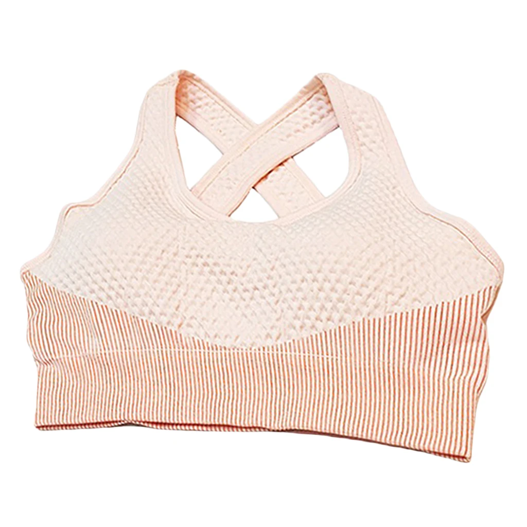 Женский спортивный бюстгальтер Racerback с высокой отдачей для тренировок