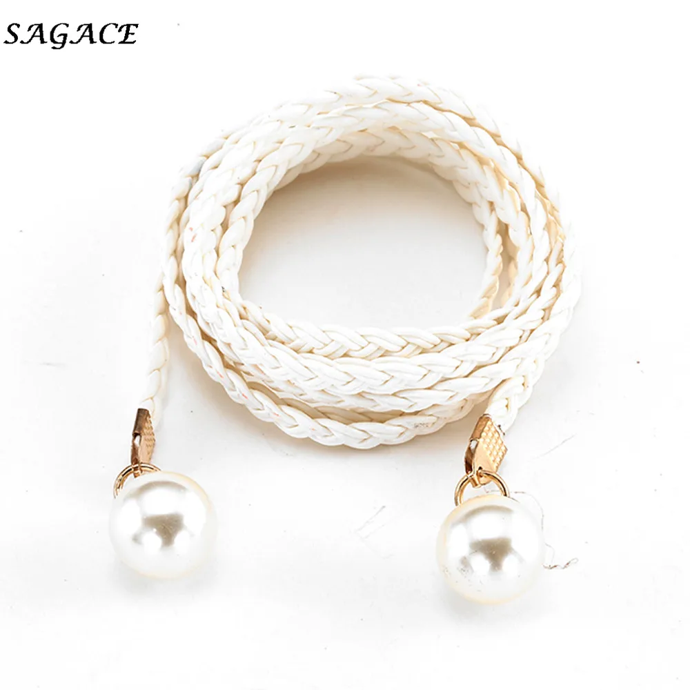 SAGACE модные ремни для женщин искусственная кожа карамельные цвета пеньковая