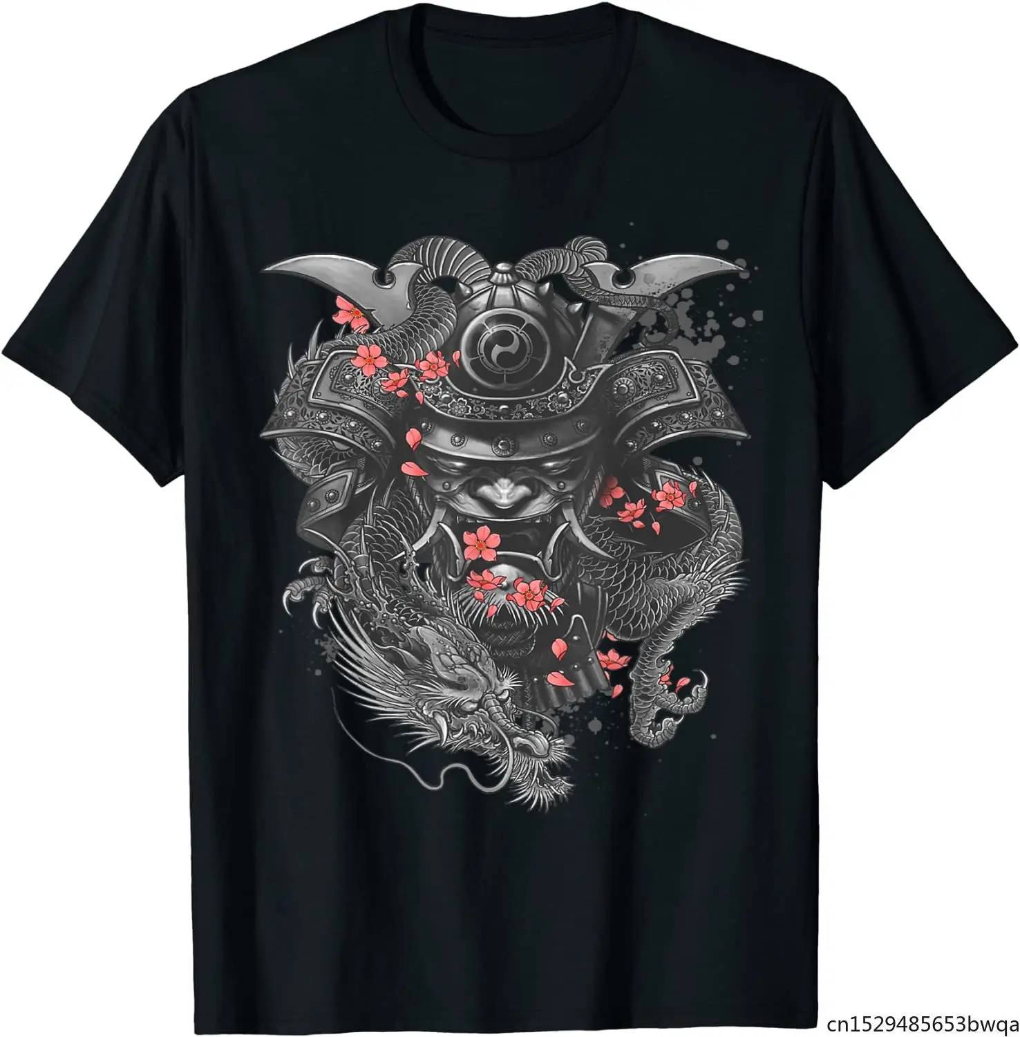 

Samurai Warrior Japanese Bushido Dragon Oni Knight Gift T-Shirt