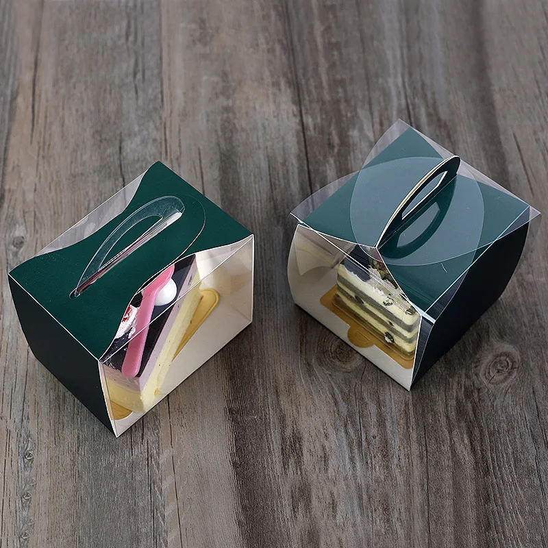 50 шт. Высококачественная портативная прозрачная коробка для упаковки фруктовых