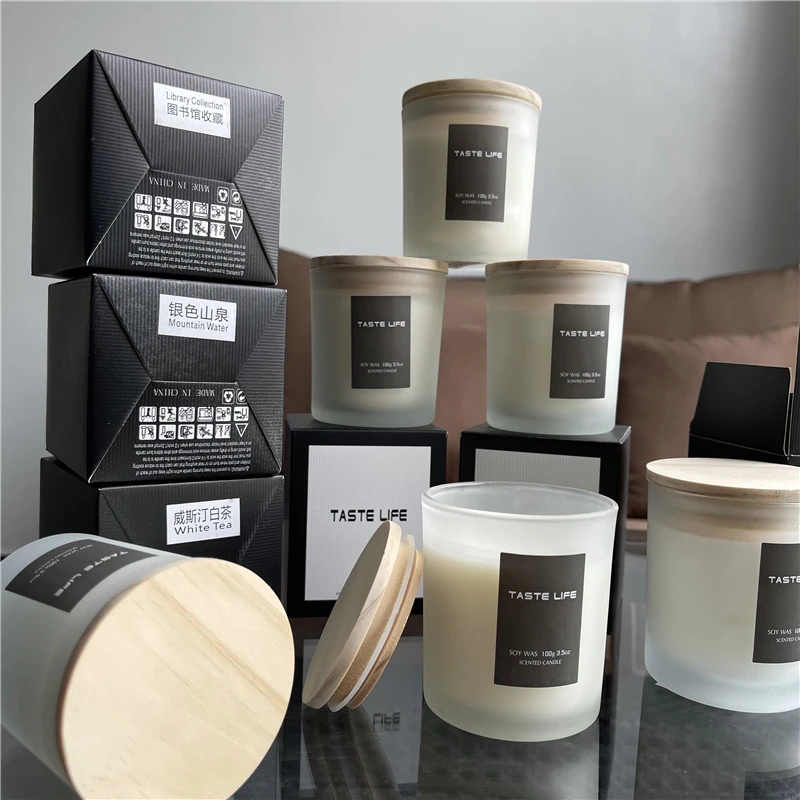 Романтическая свеча ручной работы креативный бездымный аромат соевая