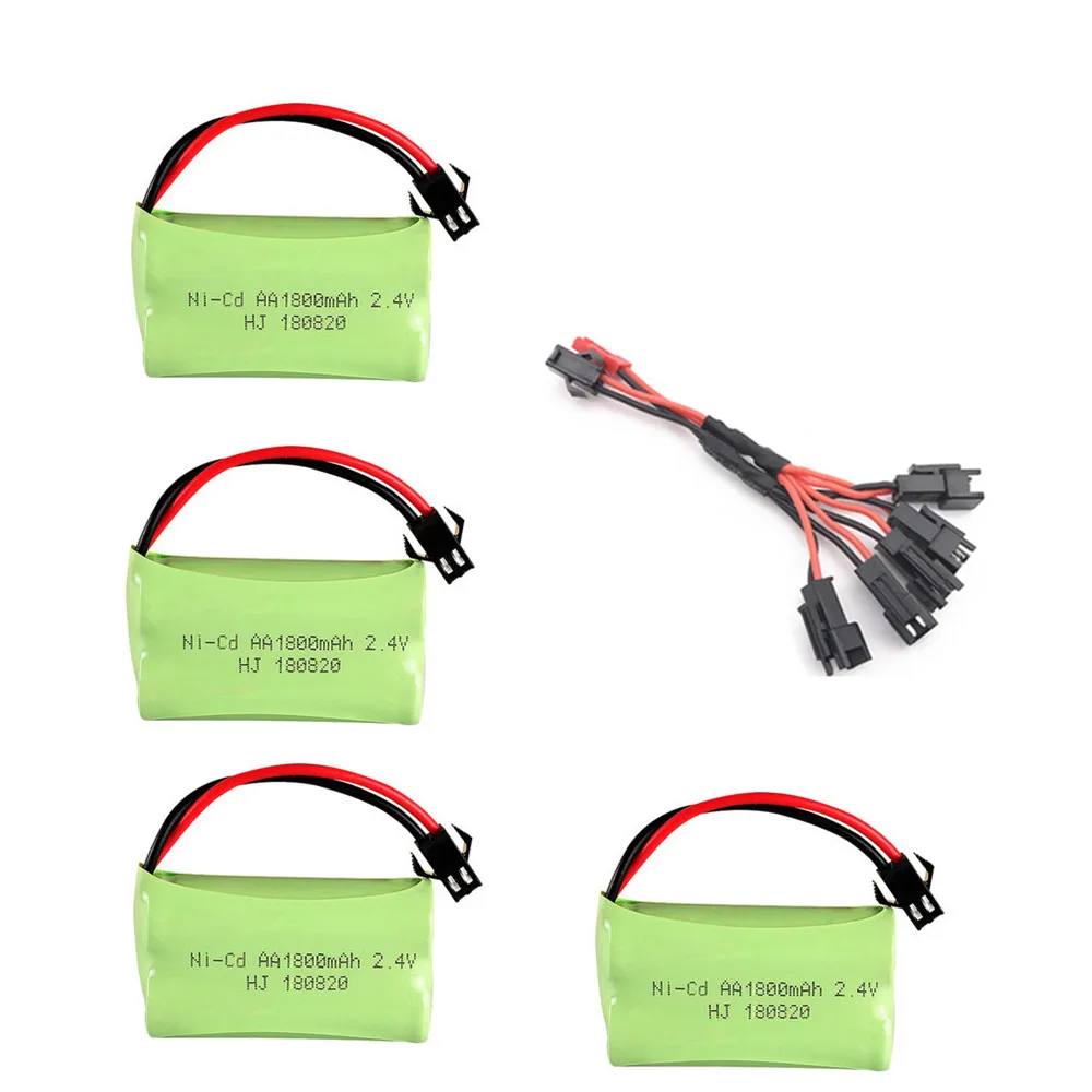 Аккумуляторная батарея для игрушек с дистанционным управлением 1800 мАч 2 4