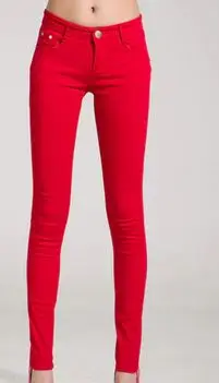 ZOUDKY Trousers Women Pants Casual m002 Pencil women Pants Slim Stretch White Jeans BR06231