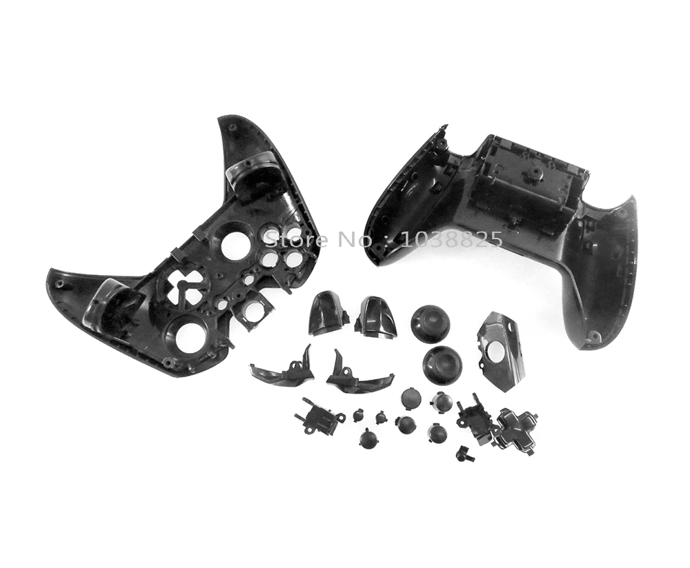 Сменный черный белый чехол с полным покрытием корпуса комплектом кнопок для