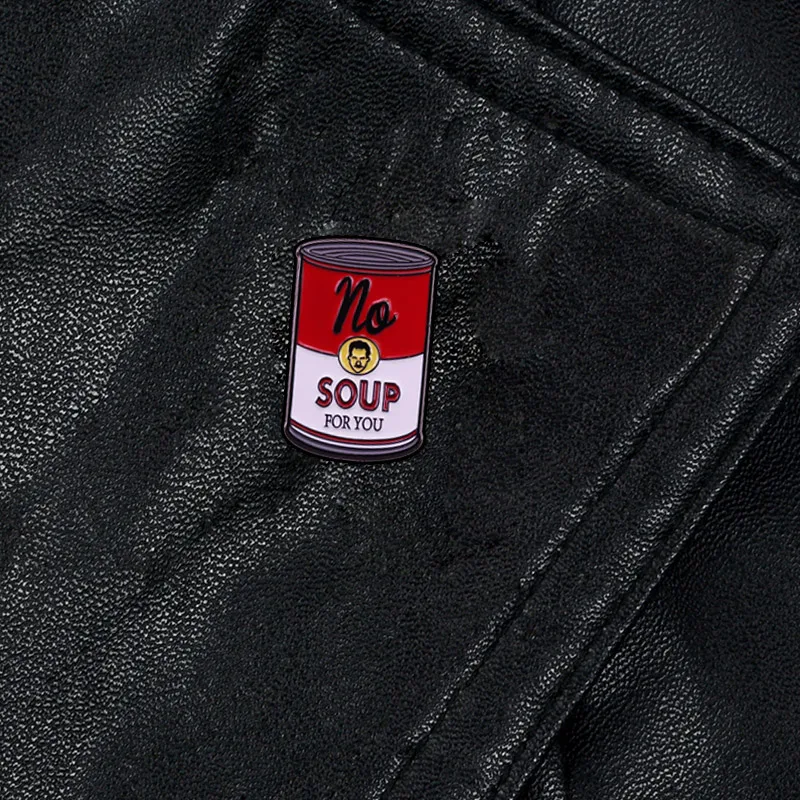 Брошь в форме супа для фанатов Seinfeld | Украшения и аксессуары