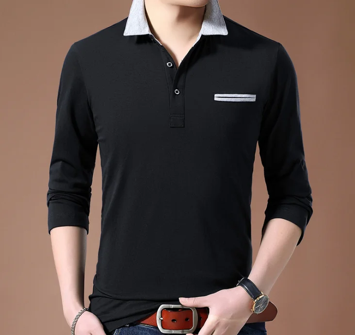 

2020 autumn and winter new men's fashion simple compassionate 4696
