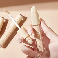 double head facial concealer oil control moisturizing long lasting waterproof full cover dark eye circles blemishes base makeup