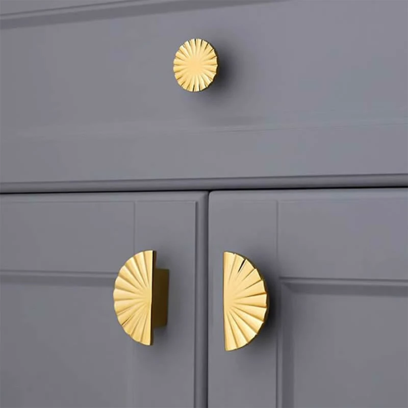 

N0HB 1PC Wardrobe Door Pulls Furniture Drawer Knob Handle Pulling Door Design Brass Handle Cupboard Shoe Cabinet Durable Long