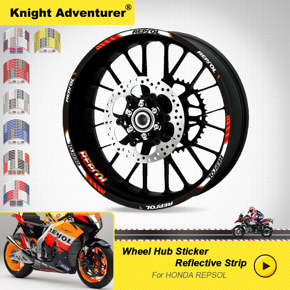 12X мотоциклетные наклейки пленка на колеса граница светоотражающие покрышки для