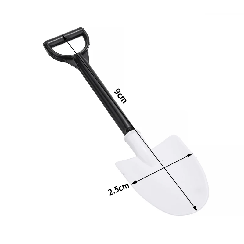 10pcs Mini Plastic Shovel Spoons Disposable Construction Shover Spoon Potted Cake Ice Cream Pudding Kids Flatware Party Supplies | Дом и сад