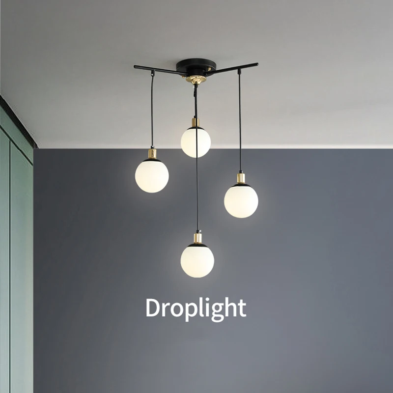 

Креативная Подвесная лампа magic bean для спальни, столовой, лампа в скандинавском стиле для гостиной, простая современная атмосферная индивиду...