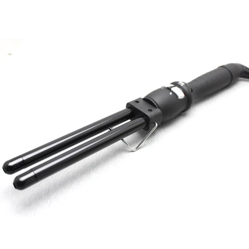 Новый Двойной баррель 13 мм заколки для волос волосы кудри палочка нано Керамика