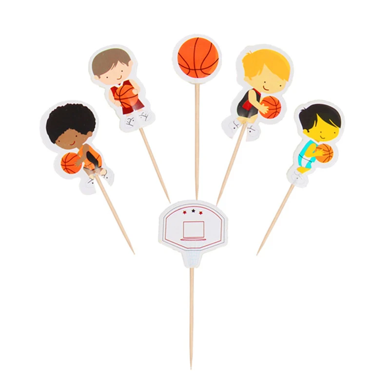 Мультфильм Футбол пончики животное автомобиль игра кекс топперы выбрать детей