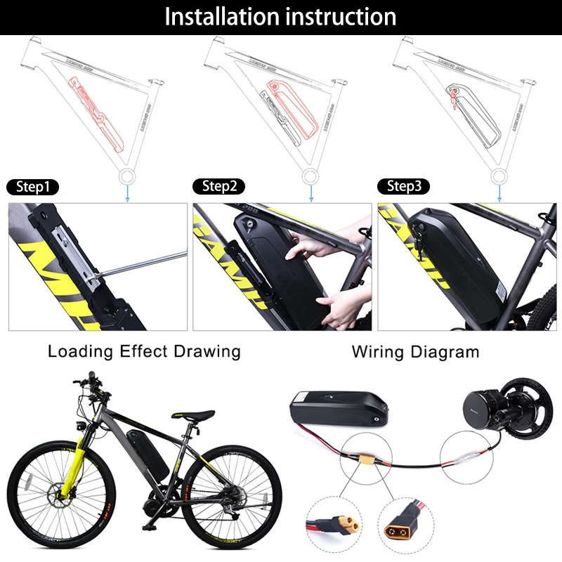 E-Bike Mid Drive Crank Motor 48 в 1000 Вт 68 мм BBSHD BBS03 электрическое преобразование велосипедов Комплект C965 500C 850C P850C DPC18 велосипед дисплей