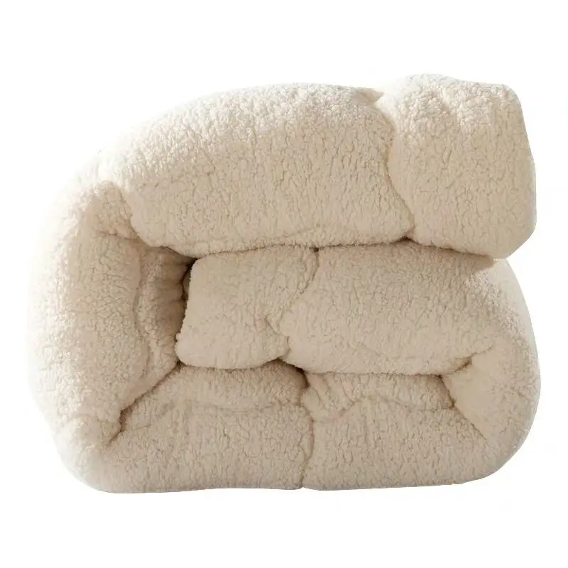 Белые хлопковые одеяла в стиле пэтчворк австралийская овечья шерсть мягкий