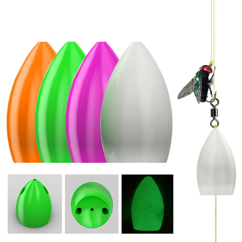 Пули для рыбалки плавающие космические бобы мячи светящаяся червь легкая