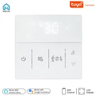 Умный термостат HIMOJO Tuya, Wi-Fi, для подогрева пола, с пультом дистанционного управления для Google Home, Alexa