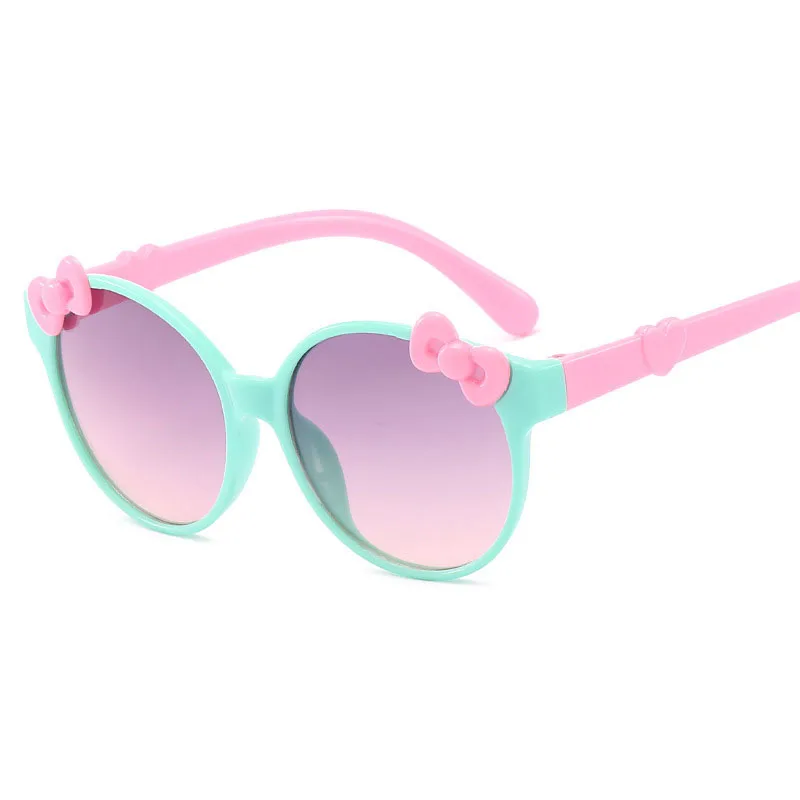 2020 модные круглые солнцезащитные очки красивые двухцветные очки-капли для