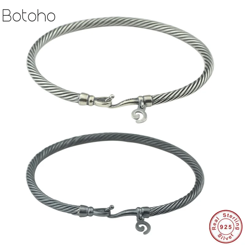 Женский и мужской браслет-замочки из серебра 925 пробы с цепочкой в виде змеи