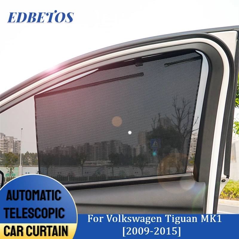 

Для Volkswagen VW Tiguan MK1 2009 2010 2011 2012 2013 2014 2015 Автоматическая телескопические автомобилей Шторы автомобильный козырек от солнца на боковое окно