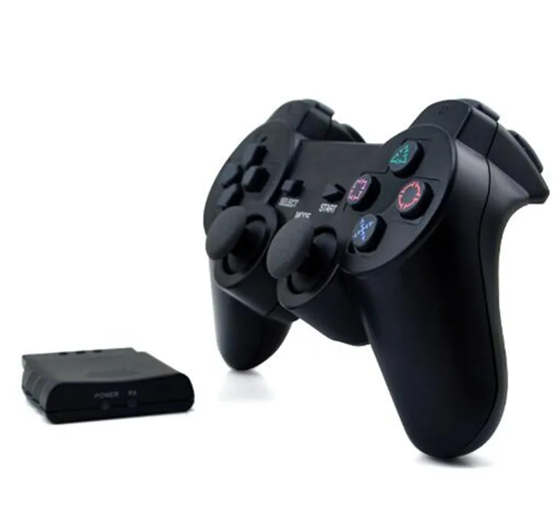 7 Беспроводной геймпад для sony PS2 PS контроллер для Playstation 1 2 Консоль джойстик полное колебание Shock Joypad Беспроводное управление - Цвет: 7