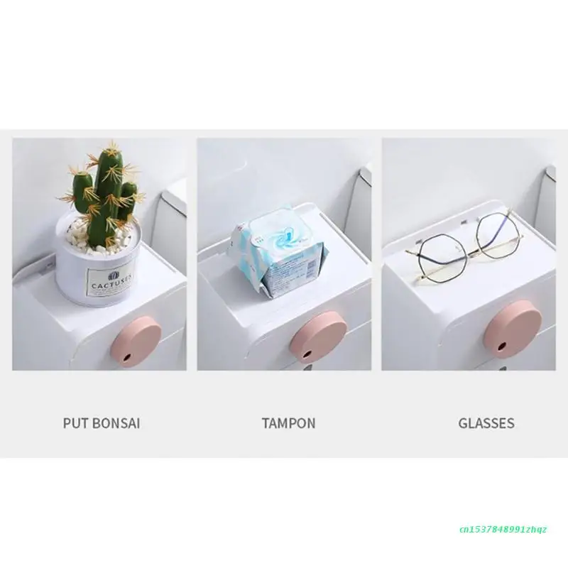 

Настенный держатель рулона туалетной бумаги с выдвижным ящиком