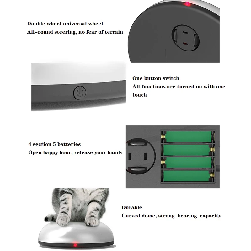 Горячая 2 в 1 игрушка для кошек электрическая сумасшедшая игра спиннинг продукт