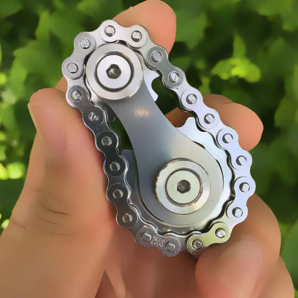 

Finger Wheel Sprocket Durable Portable Spinner Gyroscope Gyro Toy Ananxiety ti-Pressure Relieve Classic Toy For Adults Children