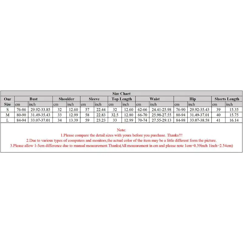 

Women 2 Piece Sports Outfits Set Long Sleeve Sexy Low Square Neck Crop Top High Waist Biker Shorts Solid Color Tracksuit