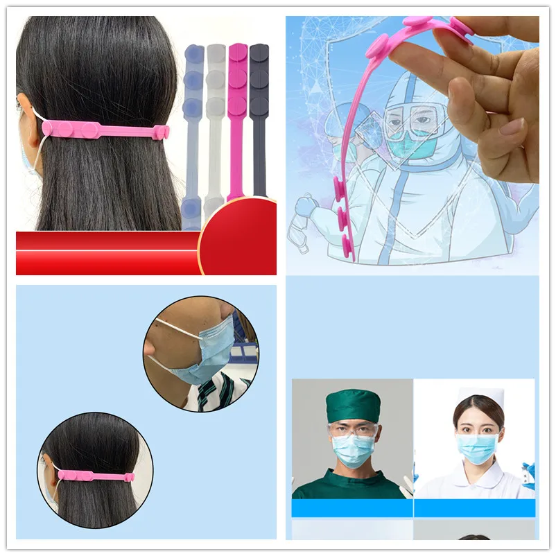 200 шт. протектор для ушей взрослых маска с крючком пряжка силиконовый бандаж