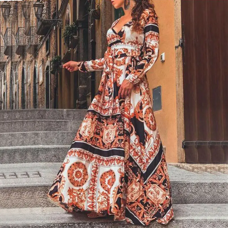 Модная повседневная женская обувь в стиле ретро В Бохо с длинным рукавом