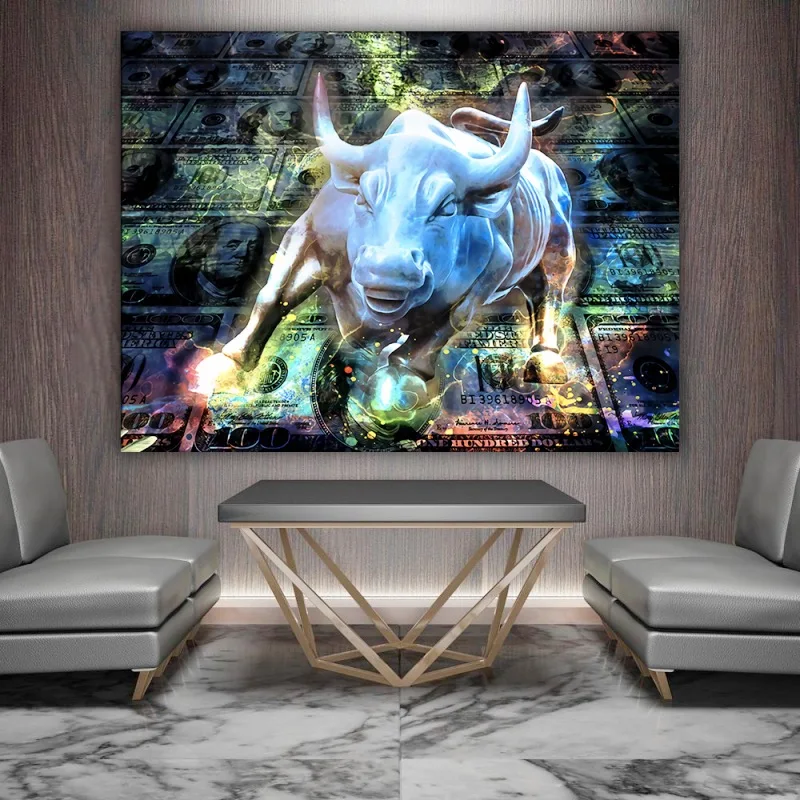 Картина на холсте постеры и принты крупного рогатого скота настенные картины для