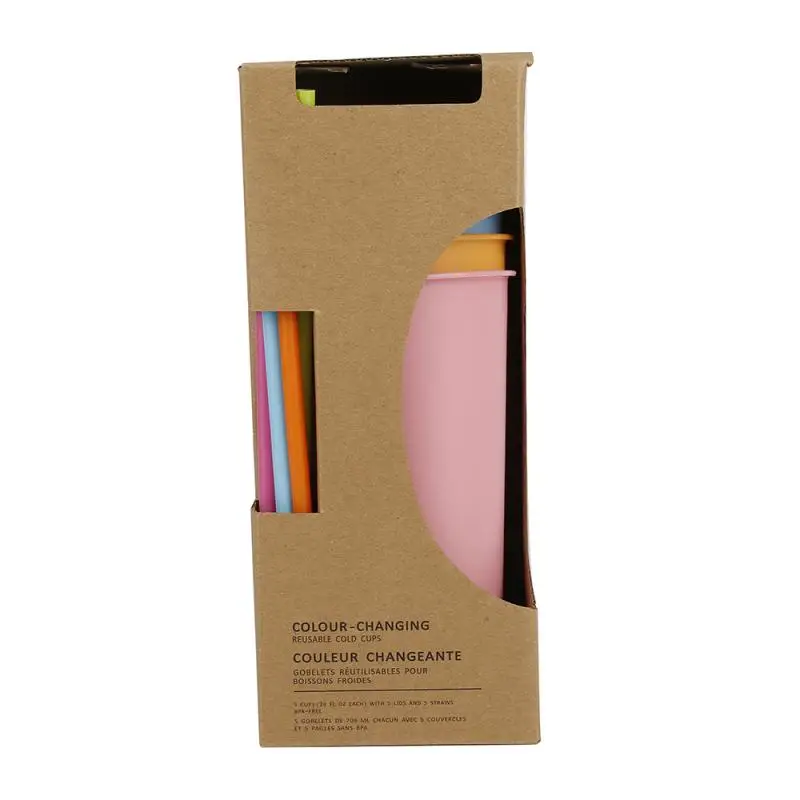 710 мл 5 шт. соломенная чашка с крышкой многоразовые кружки Цвет Фул однотонные