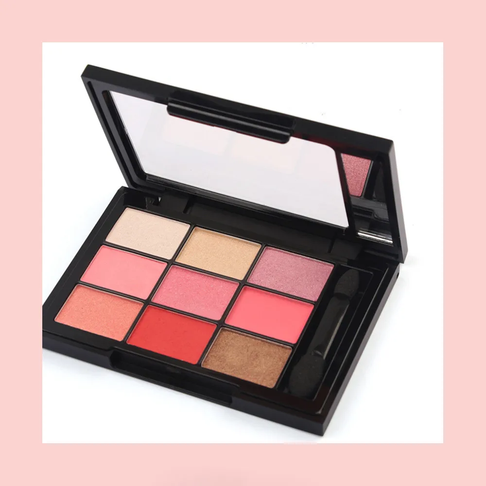 9 цветов новый косметический Матовый крем Для Век палитра макияжа мерцающий