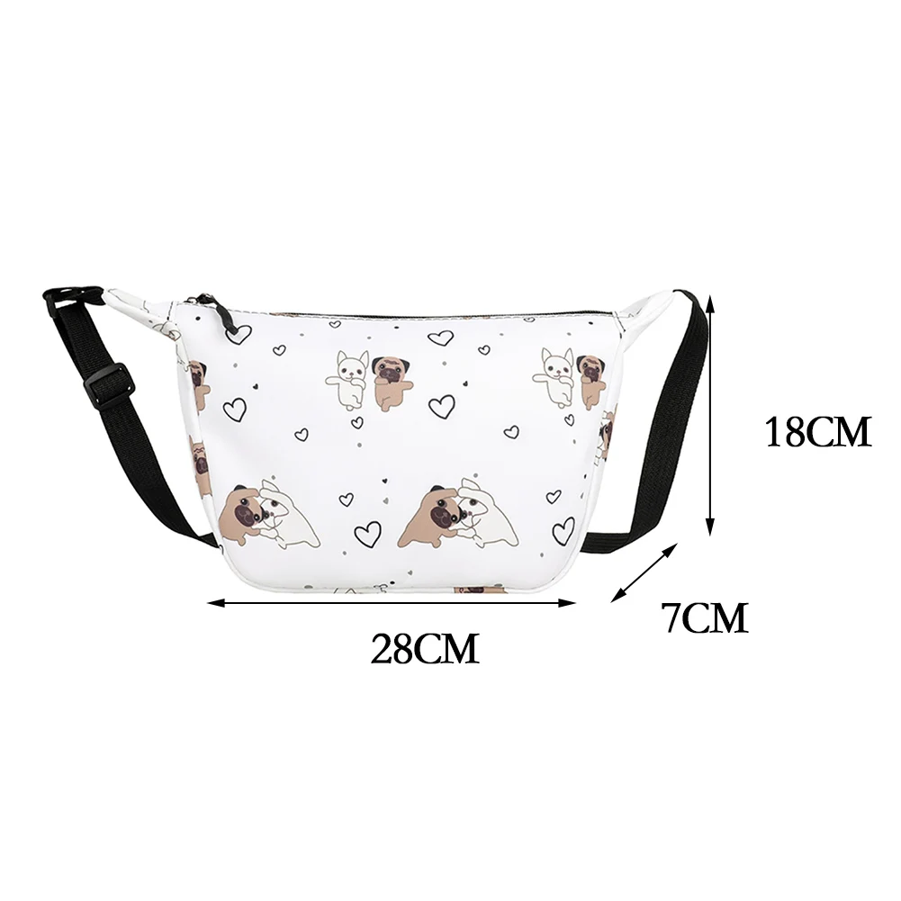 

All-match Fashion Women Square Bag Animal Pattern Print Canvas Shoulder Bags Casual Ladies Handbag Wallet Small Square Bag