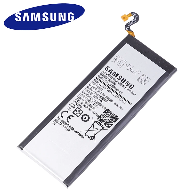 Сменный аккумулятор EB-BN930ABE для samsung Galaxy Note 7 Phone EBBN930ABE аккумуляторные батареи 3500mAh