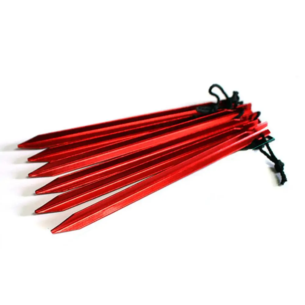 Новый Трехходовой тент колышки Peg легкий портативный из алюминиевого сплава