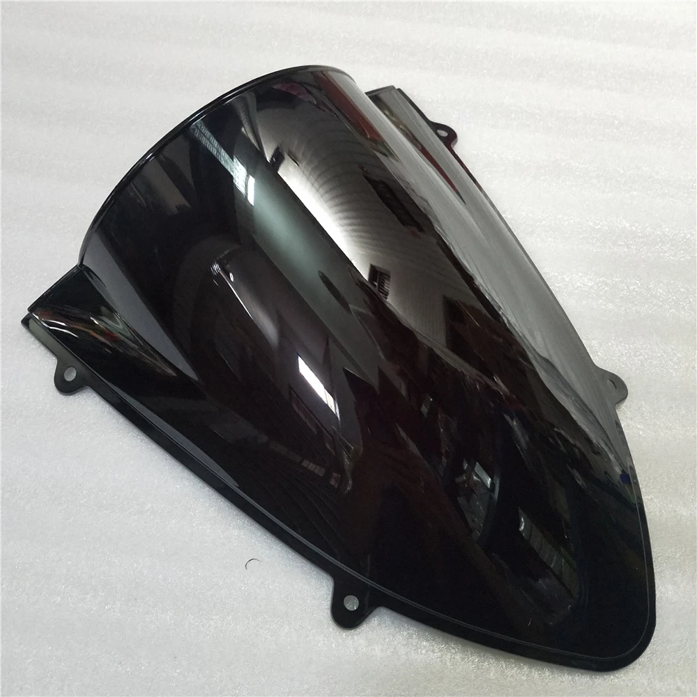 

High Quality Black Windshield Motorcycle For Kawasaki Ninja250 Ninja 250 08-09-10-11-12 2012 Bubble Windscreen Wind Deflectore