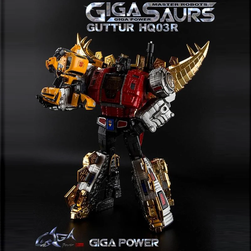 Gigapower GP HQ03R HQ-03R Transformation Gutter Electroplate snarl Masterpiece Figure IN STOCK | Action Figures