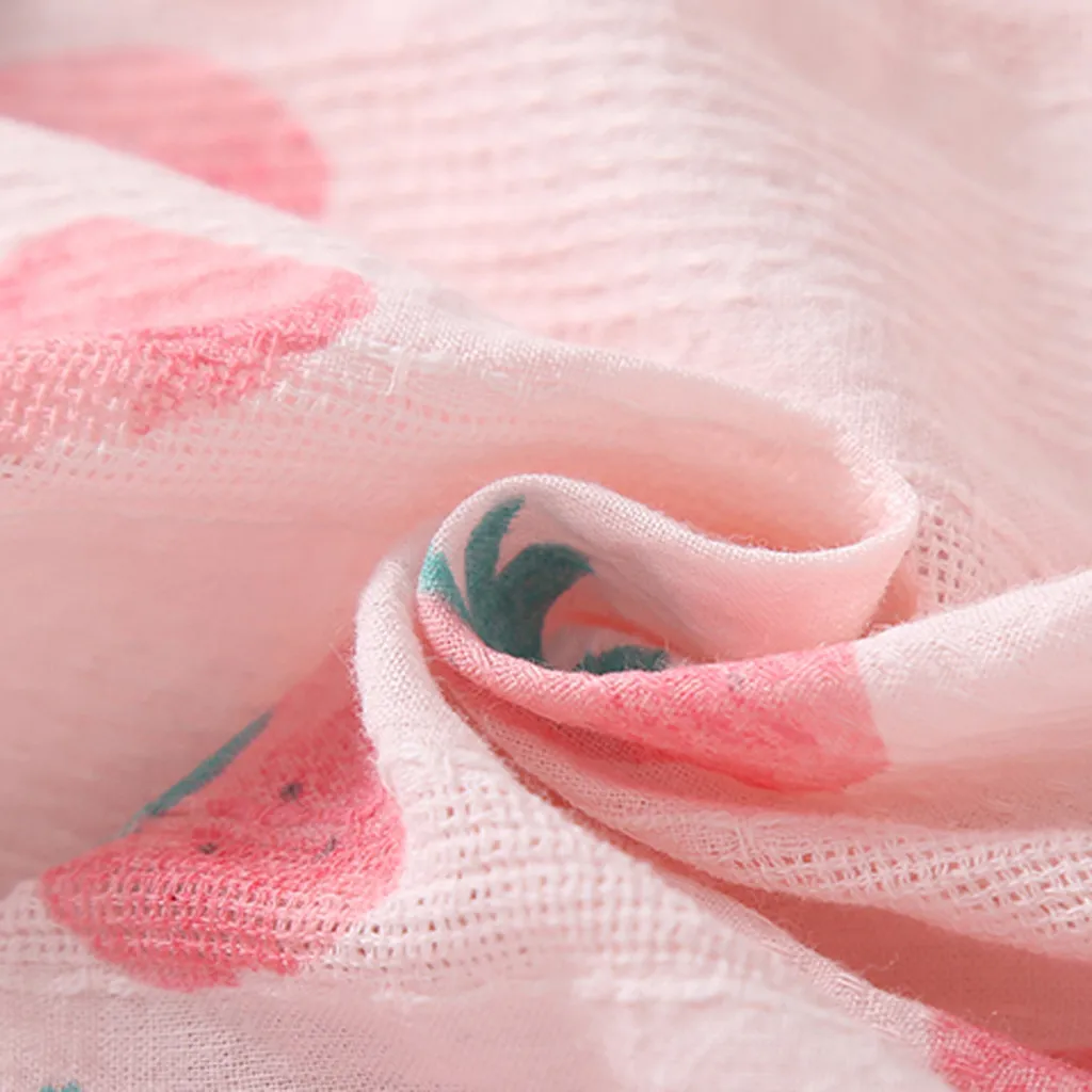 Одежда для новорожденных и маленьких девочек комбинезон с ремешками принтом в