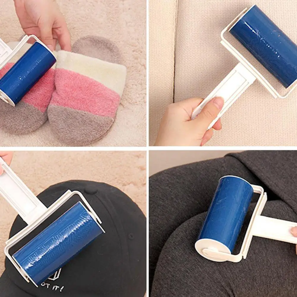 Липкие ролики липкие волосы роллер для удаления выпавшей шерсти чистящая